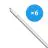 Lot 6x Bright Choice Réglette LED Étanche 27W 2970lm - 840 Blanc Froid | 150cm