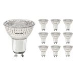 Voordeelpak 10x Noxion PerfectColor LED Spot GU10 PAR16 4W 345lm 60D - 930 Warm Wit | Beste Kleurweergave - Dimbaar - Vervangt 50W